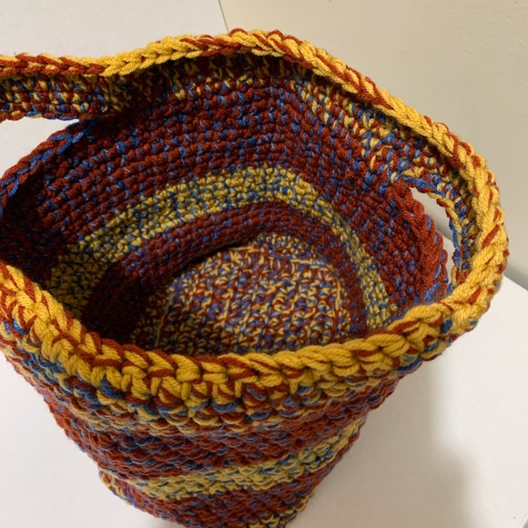 Toy Basket Book Basket Pet Supplies Basket Handmade Crocheted - Picture 5 of 16